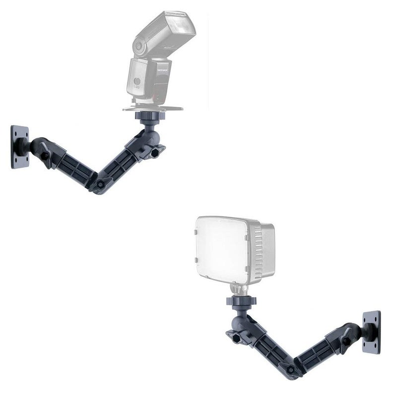 AceTaken 9 Inch Articulating Magic Arm Wall Mount Holder Stand for Camera LED Light, Video Lamp - Image 1